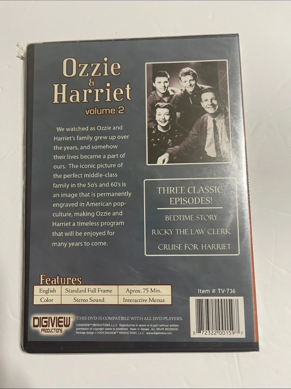 2 Ozzie & Harriet DVD Set - Classic TV Series. NIP